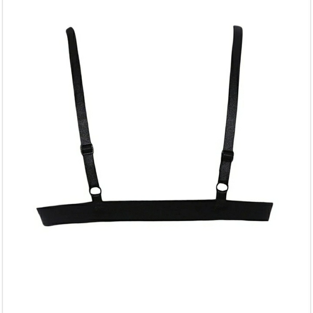 Last Medium •Strappy Lace Bralette | Black - Picture 4 of 6